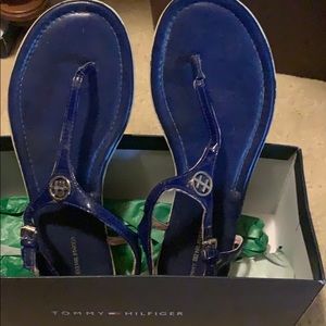 Blue Tommy Hilfiger Sandals